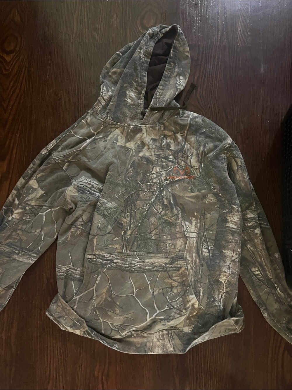 Realtree Camouflage Hoodie in Brown Green Tan